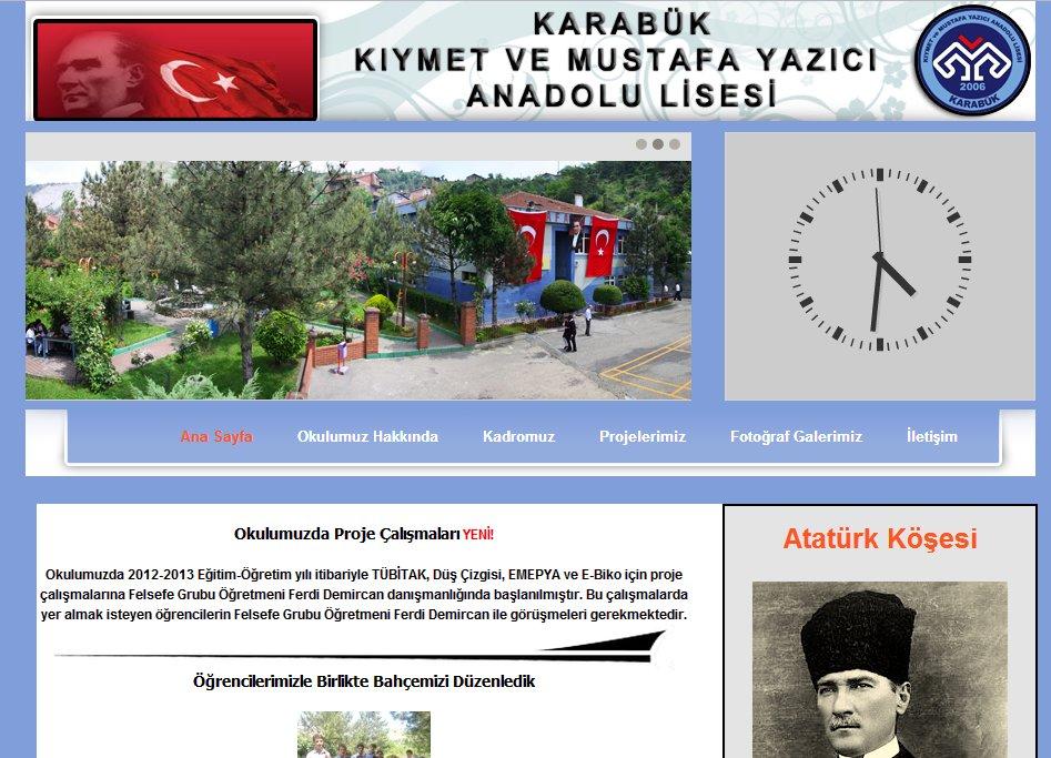 4.3 Valilik ve İl Milli Eğitim Projelerimiz Karabük Valiliği nin Demir-Çelik Fabrikaları ile ilgili projesinde de il düzeyinde ikincilik elde ettik.