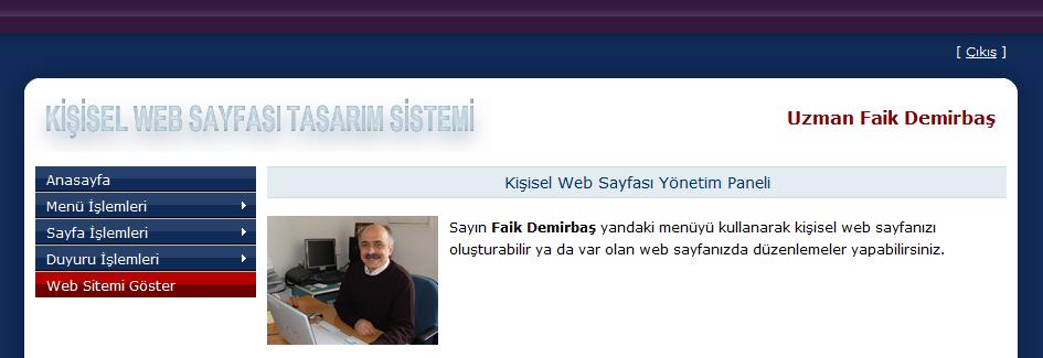 Bu kılavuzun sizlere web sayfanızı oluştururken yol gösterici olmasını umut ediyorum.