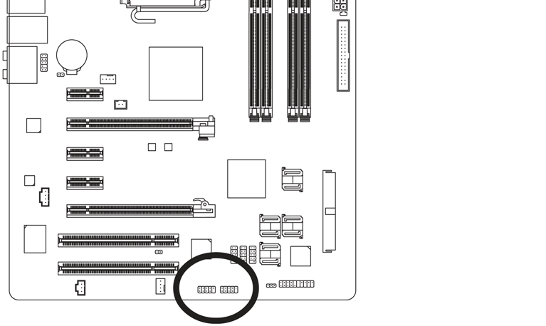 Türkçe 18) F_ USB1 / F_USB2 / F_USB3 (Ön USB Konektörü) Ön USB konektörünün kutbuna dikkat edin.