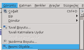 Gimp Gimp ile resim boyutlandırmak