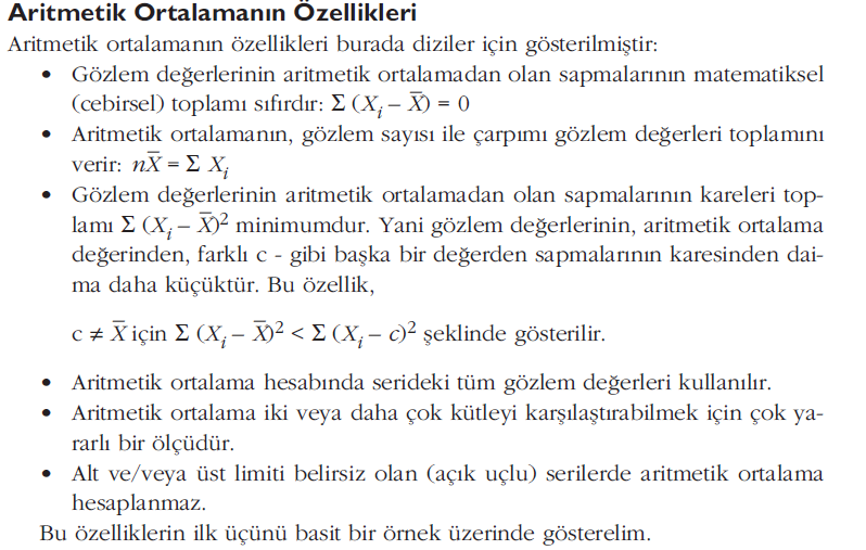 3. Ünite - Ortalamalar, Değişkenlik Ve Dağılma Ölçüleri 89_ Ortalama Nedir? Serinin en küçük gözlem değeri ile en büyük gözlem değeri arasında yer alan, hesaplanabilir bir değerdir.