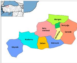 4.2. BÖLGESEL, MAHALLİ BİLGİLER GAYRİMENKULÜN BULUNDUĞU BÖLGENİN ANALİZİ 4.2.1. BOLU İLİ Türkiye yüzölçümünün %1,015'lik bölümünü kaplayan Bolu İli, 8.276 km² (827.600 Ha.