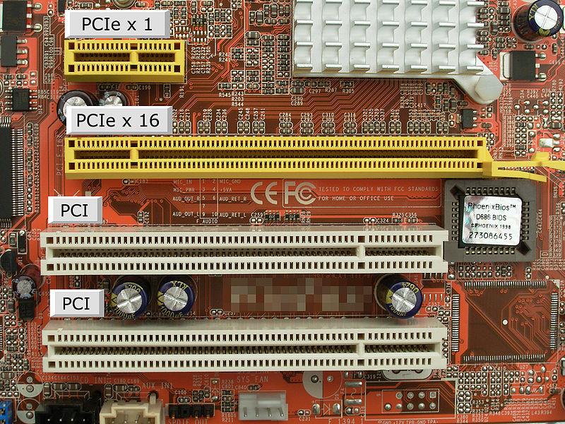 PCI Express (PCIe) PCI Express 1X yuvaları