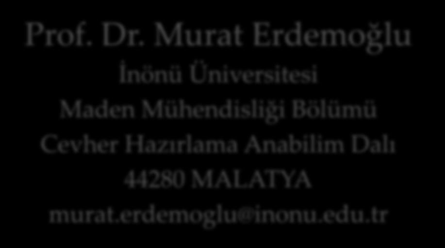 KOLLOİTLER YÜZEY YÜKÜ ZETA POTANSİYEL Prof. Dr.