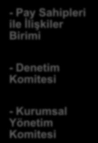 İşlem Görme Sonrası Süreç Kamuyu Aydınlatma Yükümlülüğü Bağımsız Denetim Yükümlülüğü Temettü Ödeme Kurumsal Yönetim Komiteler Kurulması Sermaye piyasası aracının değerini ve yatırımcıların