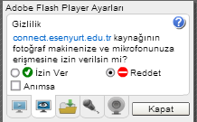 Sanal Sınıfa Sesli ve Görüntülü Katılım Sanal derse sesli ve görüntülü katılmak için Söz Hakkı İste satırına tıklayarak söz hakkı isteyiniz.