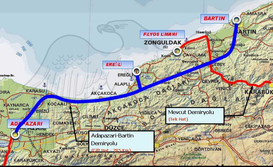 23 Yeni inşa edilecek kısmının 76 km si sınırlarımız içerisinde, 29 km lik bölümü ise Gürcistan sınırları içerisindedir. Proje 20.09.