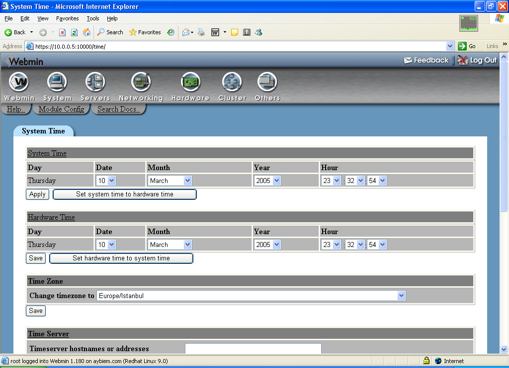 4.13 Önyükleyici Ayarları (Bootloader Configuration) Yeri: HARDWARE->Grub Bootloader Yeni bir boot parametresi ekleme Var olan boot seçeneklerini düzenleme,