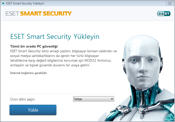 2. Yükleme ESET Smart Security ürününü bilgisayarınıza yüklemenin birkaç yöntemi vardır.