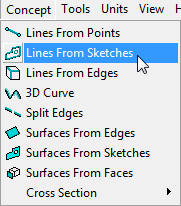 elde edilir. Şimdi bu çizdiğimiz, 4 çizginin ölçülendirmesi yapılacaktır. Ölçüler Dimensions sekmesinden, H7 ve H8 Horizontal ile A10 ve A15 ise Angle ile ölçülendirilir.