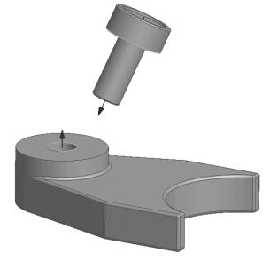 Autodesk Inventor 2008 Tanıtma ve Kullanma Kılavuzu SAYISAL GRAFİK Outside (Dıştan) Inside (İçten) Insert (Yerleştirme) Sınırlaması Bir parçanın dairesel kenarı ile diğer bir parçanın dairesel kenarı