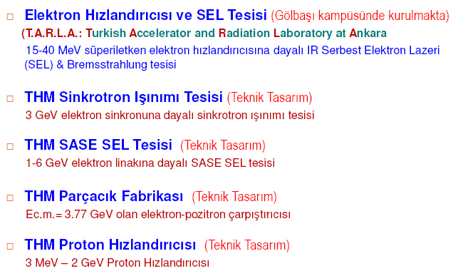 Türk Hızlandırıcı Merkezi (THM) Projesi