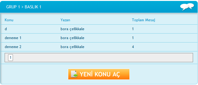 5. Forum Ekran 5 Forum Menü Seçenekleri Kullanıcının forum özelliklerini kullanma yetkisi olması durumunda, menüde Ekran 5 de yer alan forum seçenekleri görülecektir.