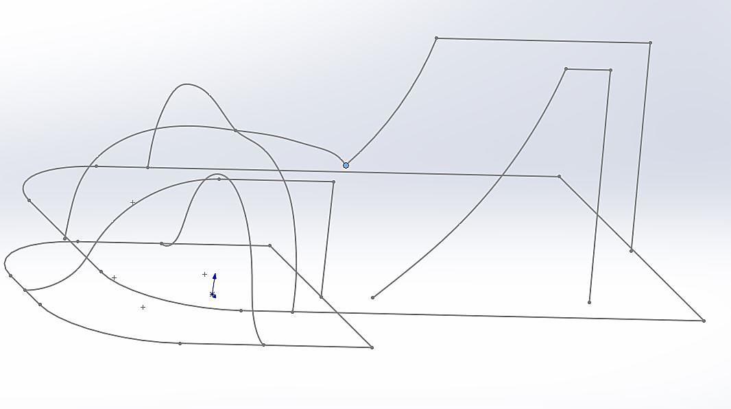 Şekil 3.71 C0-180 ve C90-270 düzlem profilleri 0-180 ve 90-270 profillerinin taban kısımlarına iç ve dış taban profilleri çizilir.