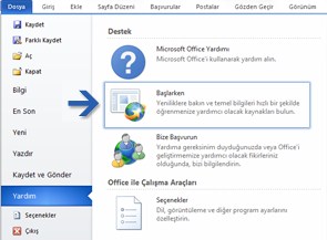 Word 2010 a başlarken Uzun zamandır Microsoft Word 2003 kullanıyorsanız, doğal olarak, Word 2003 komutlarının ve araç çubuğu düğmelerinin Word 2010 da nerede bulunduğuyla ilgili sorularınız olacaktır.