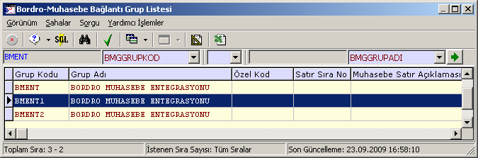 22 Ekim 2009 Đlgili Versiyon/lar : ETA:SQL, ETA:V.