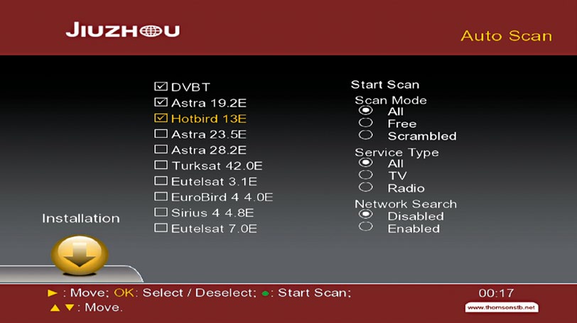 TEST RAPORU Kombo Alıcı 1 DVB-S/S2 ve DVB-T yayınlar için tek bir kutu Jiuzhou nun kombo alıcısı DTS6695 üzerinde herhangi bir logo ya da tanım olmayan boş beyaz bir kutuda TELE-satellite bürosuna