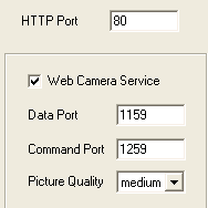 HTTP Port : Explorer izleme ve yazılım download portudur. Default değeri 80' dir Data Port : Data iletim portudur.