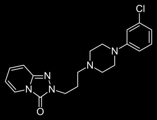 5. ARAŞTIRMA BULGULARI VE TARTIŞMA Bu çalışmada, bir triazolopridin türevi olan ve antidepresan olarak kullanılan TRD nin (Şekil 5.