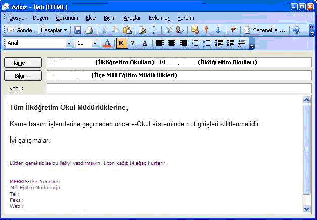 Veri dosyası bulunmayan program çalışamaz. Bu dosya programa ilk giriş esnasında otomatik olarak oluşturulur. Genellikle adı Outlook.