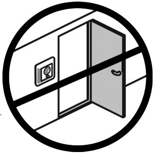 2 Montaj Talimatları Lütfen şu yerleştirme kurallarını uygulayın: Termostatı duvarda uygun bir yüksekliğe yerleştirin (tipik olarak 80-170 cm). Termostat ıslak odalara yerleştirilmemelidir.