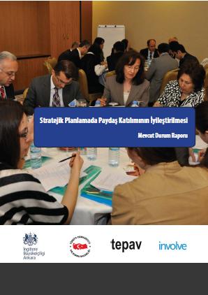 Proje Çıktıları 1. Stratejik Planlamada Paydaş Katılımının İyileştirilmesi: Mevcut Durum Raporu 2. Katılımcılıkla ilgili Çeviri Dokümanlar 3.
