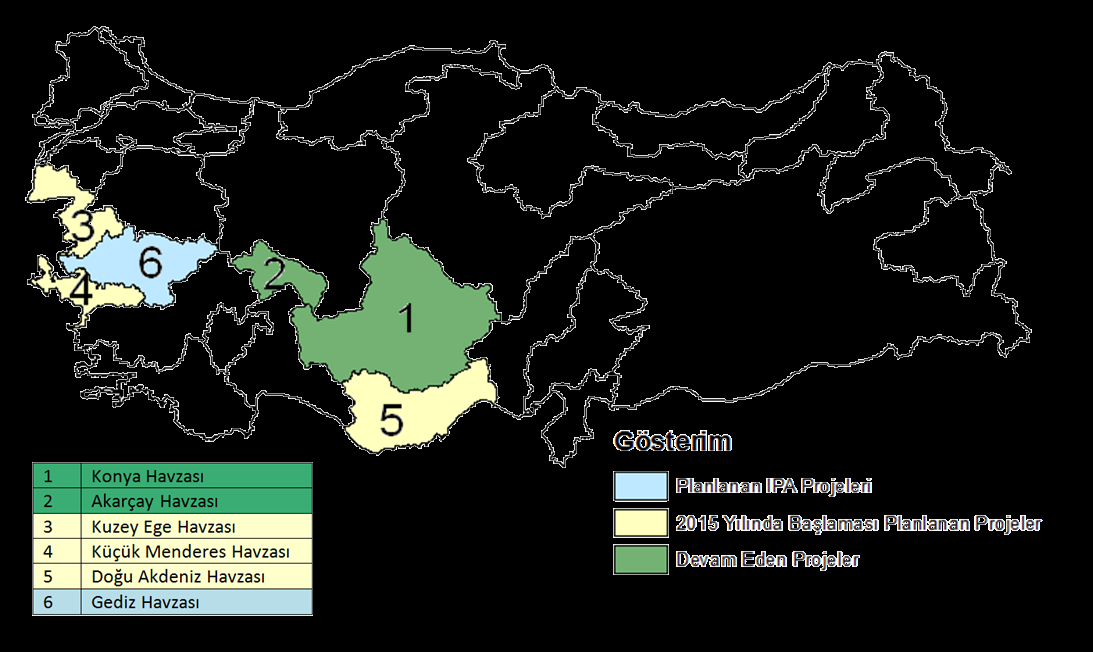 Kuraklık Yönetim Planlarının Hazırlanması Projesi Doğu Akdeniz, Kuzey Ege ve Küçük Menderes Havzaları Kuraklık Yönetim