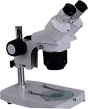 1.2.5. Elektron Mikroskobu Resim1.10: Stereoskobik mikroskoplar Çapları 0,001 µm olan cisimleri ve mikroorganizmaları (virüsler vb.) görme olanağı sağlar.