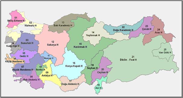 Türkiye nin Yüzeysel Su Potansiyelinin Belirlenmesi Çalışması Türkiye nin su potansiyelinin belirlenmesi konusunda Kuruluşumuz tarafından yapılan çalışma kapsamında; Türkiye nin