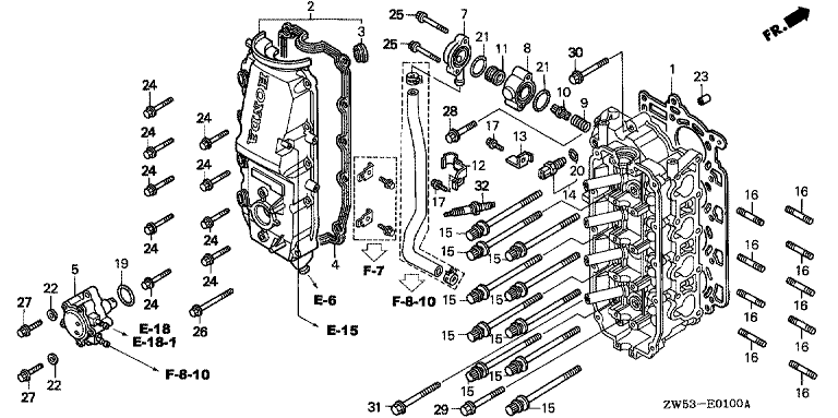 Sayfa 1 E-1 CYLINDER HEAD COVER Refnr Parça Numarası Açıklama İlk Son 1 12251ZW5003 GASKET, CYLINDER HEAD 1019107 001 LD 2 12310ZW5000ZA COVER COMP.