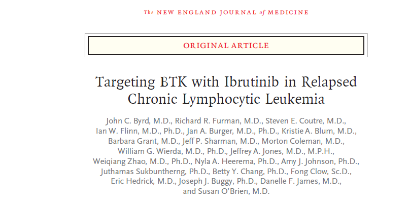 N Engl J Med 2013;369:32-42 İbrutinib FDA onayı En az bir tedavi