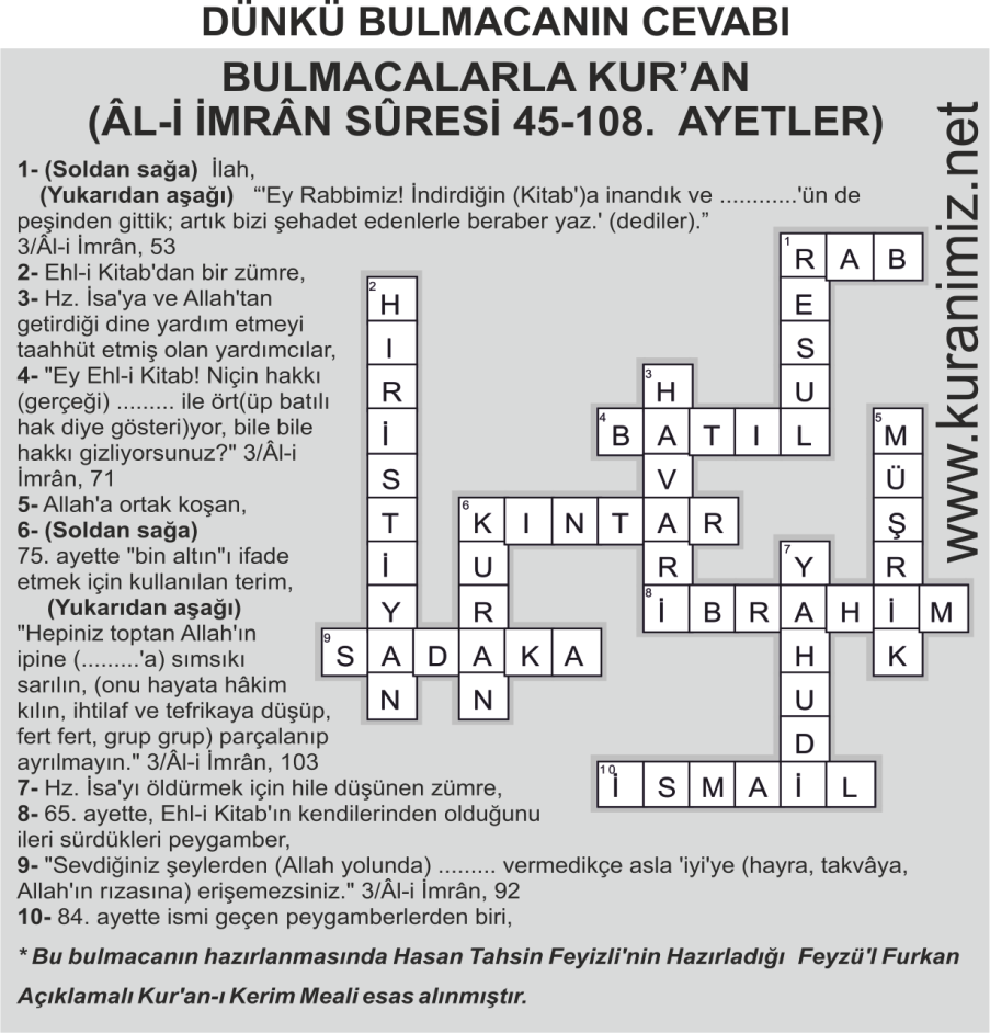 Resûlullah sallallahu aleyhi ve sellem: - "Evet, vardır. Senin de o bahtiyârlardan olacağını ümit ederim" buyurdu.