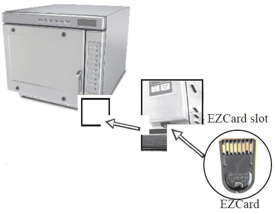 EZCard Çalışma Talimatları (bazı modellerde) Fırın EZCard kullanarak programlamak için: Fırın (ön ısıtma kapalı olmalıdır) Fırın bekleme pozisyonunda olmalıdır 1.
