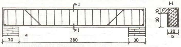 Şekil 1.8: Basit kiriş ve çelik donatımı 1.2.2. Basit Kiriş Donatı Elemanlarının Ölçümü ve Kesimi Yapılar katlardan meydana gelir.