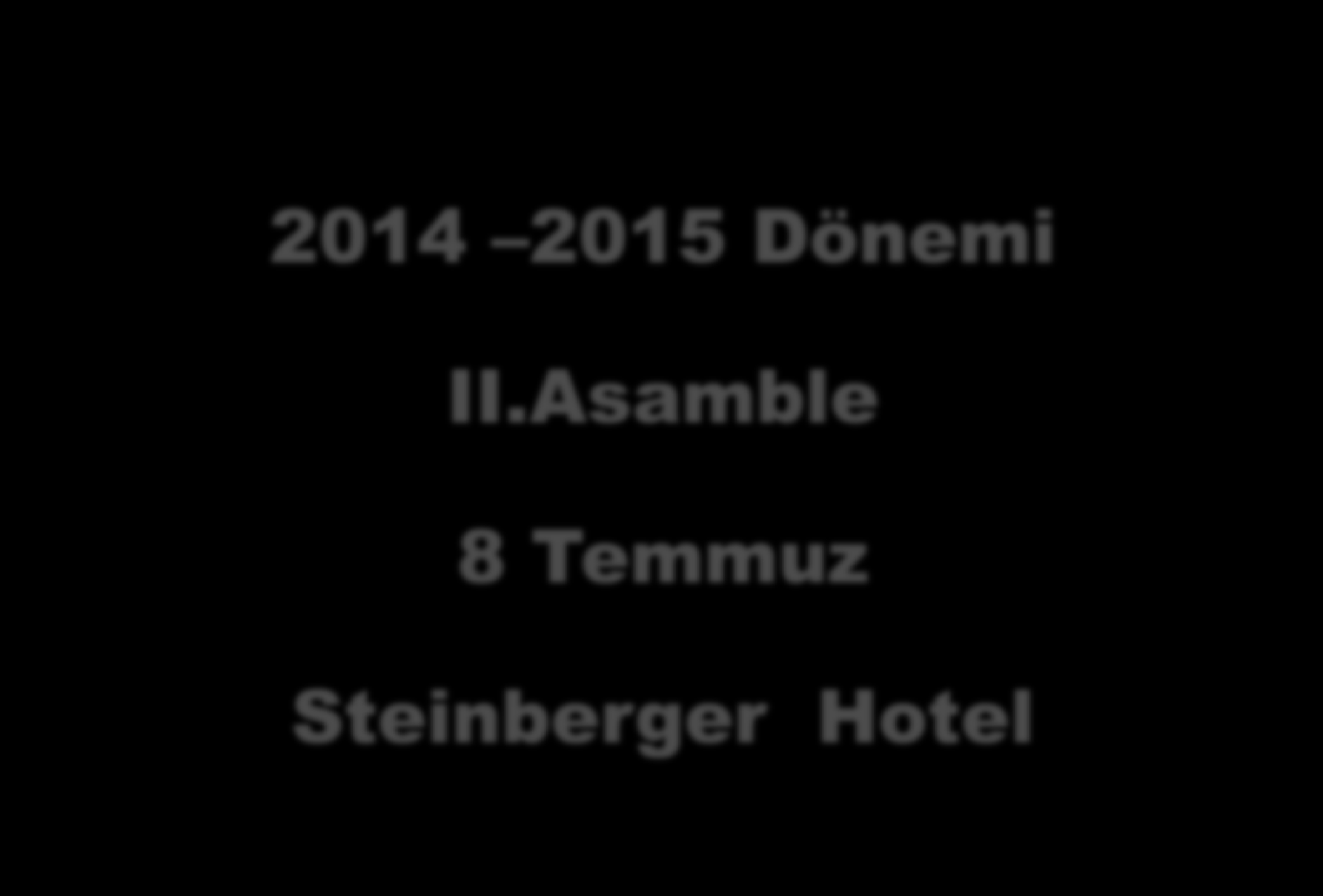 2014 2015 Dönemi II.
