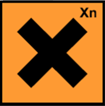 Xn: Zararlı Madde Özelliği: Solunduğunda, yutulduğunda ve deriye temas ettiği durumda sağlığa zarar verebilir.