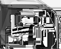 62 Eşya saklama ve bagaj bölümleri Üçgen ikaz reflektörü Üçgen ikaz reflektörünü bagaj bölümünün sağ tarafında tutucu bandın arkasındaki boşlukta muhafaza edin.