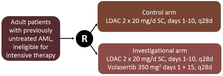 VOLASERTIB (BI 6727) *Faz II çalışma, Medyan 75 yaş, AML (sekonder AML %64) Volasertib +LD- ARAC LD-ARAC EFS 5,6 2,3