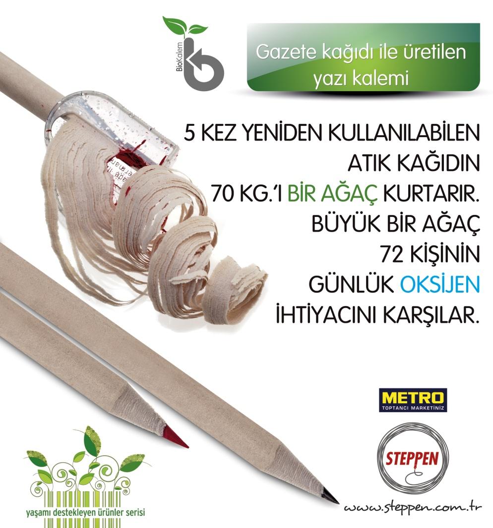 Sürdürdüğümüz çalışmalarda yeni bir biyo-çözünür master batchle bütün kullanılan plastiklerimizi biyo-çözünür yapmaya başlıyoruz.