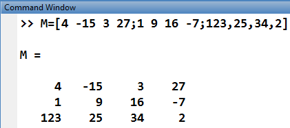 Matrislere değer atama işlemleri 3*4 lük matrise klavyeden değer girişi aşağıdaki gibidir.