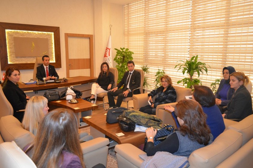Gaziantep Barosu Kadın Hakları Komisyonu, Gaziantep İl Müdürümüz İsmet ZOR'u makamında ziyarette bulundular.