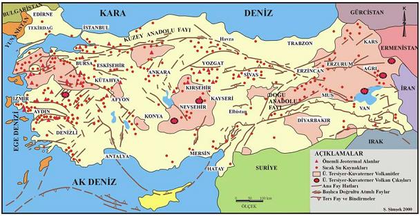 Manisa jeotermal kaynaklar açısından büyük potansiyele sahiptir. Turgutlu, Salihli, Alaşehir, Köprübaşı, Kula, Demirci, Soma ve Sarıgöl ilçelerinde çok sayıda termal kaynak bulunmaktadır.