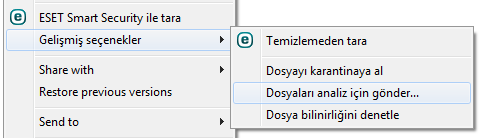 Virüs imza veri tabanı güncellemesi - Kötü amaçlı koda karşı koruma düzeyini sürdürmek üzere virüs imza veri tabanı güncellemesini başlatır.