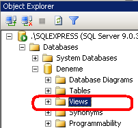 Eğer buradaki bilgiler doğru ise Ok düğmesine basılır, sonra gelen pencerede yine Ok düğmesine basılır ve ilişkilendirme gerçekleştirilir. 5.5. SQL Server de Sorgu Hazıırllanmasıı 5..5..1.