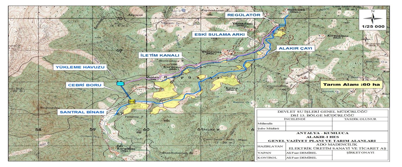 Bütün bu göstergeler Kumluca da dağ iklimi (yayla iklimi) ile Akdeniz ikliminin birbirine ne kadar geçtiğini gösterir. Resim 23: Proje Sahası arazi örtüsü Kaynak: http://aris.ormansu.gov.