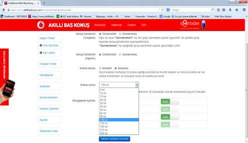 Mobil Form Kullanım Platformları Telefon ve Tablet Üzerinden Kullanım Web Yönetim Ekranı https://mobilform.vodafone.