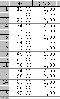 1.Erkek ve kadın hastaların psikolojik puanları sırasıyla