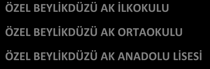 2015 2016 EĞİTİM ÖĞRETİM YILI BRİFİNG DOSYASI ÖZEL BEYLİKDÜZÜ AK