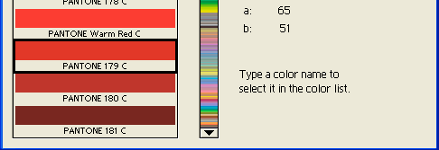 Photoshop programında, color picker renk seçim kutusunu tıkladığımız zaman açılan pencerede, özel Pantone ve diğer spot renk katalogları kullanıma sunulmaktadır. Resim 2.