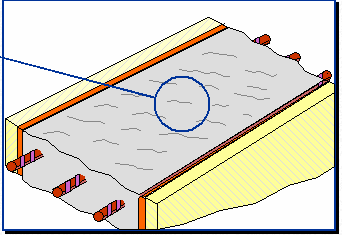 Resim 9: Sıkıştırma işleminde sonra çevresel etkiler nedeniyle rötre çatlakları oluşur. betonun hala plastik kıvamda ise yeniden vibrasyon uygulaması yapılması faydalıdır.